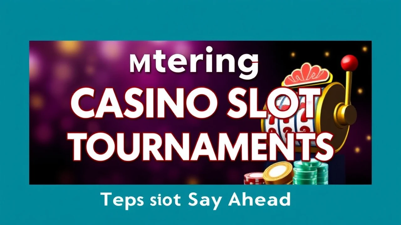 Mastering Casino Slot Tournaments: Tips to Stay Ahead